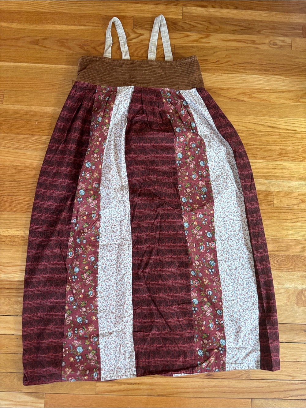 Boho Hippy Grateful Dead Maxi Patchwork Dress. L/XL - Picture 2 of 7